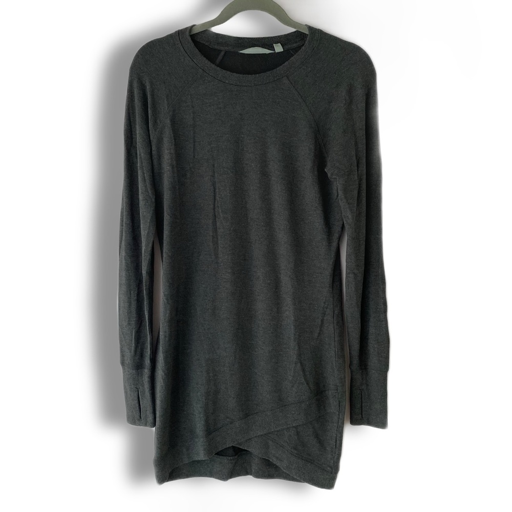Athleta Gray Long Sleeve Dress